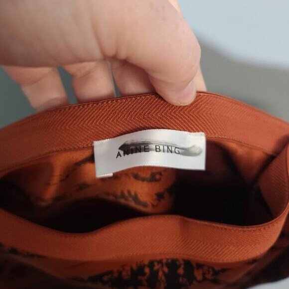 Anine Bing Bar Silk Skirt - Picture 5 of 6